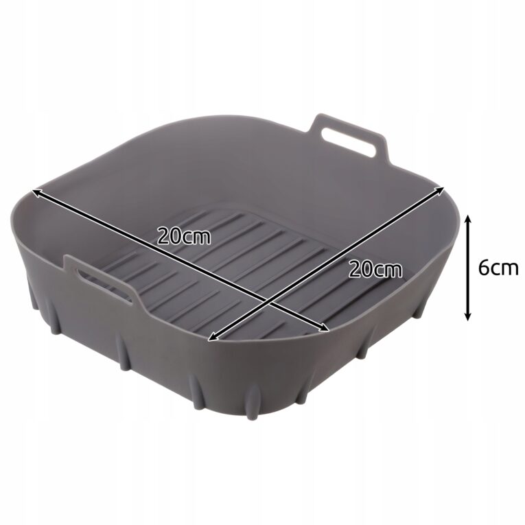 Wklad-Silikonowy-do-Frytkownicy-Beztluszczowej-Air-Fryer-Koszyk-Forma-20×20-Kod-producenta-00025464