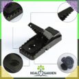 Комплект 4 мишоловки RealGarden гільйотинного типу, багаторазові 11,2 х 4,8 х 5,6 см