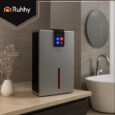 Осушувач повітря RUHHY 2,2 л 1000 мл/день – компактний осушувач з LED, гігростатом і пультом
