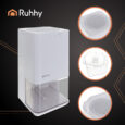 Осушувач повітря RUHHY 1,4 л, 380 мл/добу, таймер 8/12/16 год, LED, 36 Вт, білий