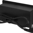 Прихована подвійна розетка вбудована в стільницю висувна + 2 входи USB 2.1 – Чорна Loft