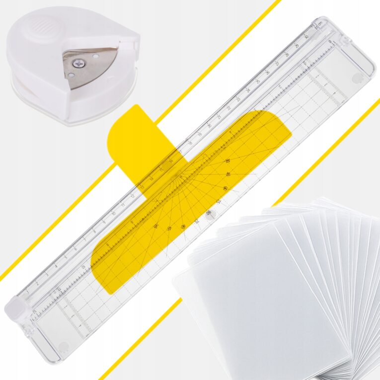 Laminator-A4-IZOXIS-4w1-Zestaw-Biurowy-Trymer-Zaokraglacz-Gratis-60-Folii-Stan-opakowania-oryginalne