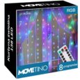 Світлодіодна USB гірлянда-штора 300 LED — 3м. кабель, RGB, довжина звисів 2,7 м, 8 режимів, пульт