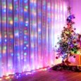 Світлодіодна USB гірлянда-штора 300 LED — 3м. кабель, RGB, довжина звисів 2,7 м, 8 режимів, пульт