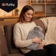 М’яка грілка гумова у плюшевому чохлі 3.5 л сіра RUHHY