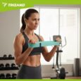 Набір тканинних резинок для вправ, для фітнесу – 3 шт Trizand опір 8–31 кг + план тренувань по QR