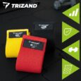 Набір тканинних резинок для вправ, для фітнесу – 3 шт Trizand 3 рівні опору 8–31 кг з планом тренувань QR