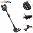 Бездротовий вертикальний пилосос Ruhhy LunPro 400 Вт, 35 кПа, до 52 хв роботи, LED, HEPA, складана труба
