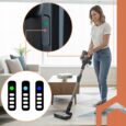 Бездротовий вертикальний пилосос Ruhhy LunPro 400 Вт, 35 кПа, до 52 хв роботи, LED, HEPA, складана труба