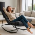 Крісло-гойдалка з м’яким сидінням KR38SZ — для дому, салону та тераси