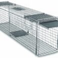 Оцинкована Живоловка 102х20х27 см Zielonalapka, пастка на куниць, ласок, щурів та котів 2 дверей – Вироблено в Польщі