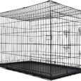 Клітка для тварин Funfit XXXL (122х74х80 см), металева , чорна, транспортна, з висувним піддоном, для собак і котів