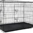 Клітка для тварин Funfit XXXL (122х74х80 см), металева , чорна, транспортна, з висувним піддоном, для собак і котів
