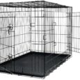 Клітка для тварин Funfit XXXL (122х74х80 см), металева , чорна, транспортна, з висувним піддоном, для собак і котів