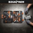 Набір інструментів Bigstren 168 елементів у валізі 3/8 та 1/4 72T (26475)