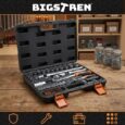 Набір інструментів Bigstren 72 елементи у валізі 1/4 і 1/2, тріскачки 72T (26846)