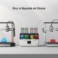 Сушарка для філаменту Creality SpacePi X4 Lite, до 4 котушок, 75°C, 2 незалежні камери