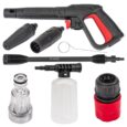 Мийка високого тиску RED TECHNIC RTMC0028, 1600 Вт, 120 бар, турбонасадка, піноутворювач
