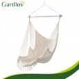 Підвісне крісло-гамак Gardlov 2в1, бразильське, до 150 кг, з подушками 27387 Бежеве