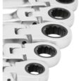 Набір ключів комбінованих Kraft&Dele KD11304 8–19 мм, 12 шт, з тріскачкою