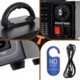 Генератор озону BIGSTREN 150W, озонатор для дому та авто, таймер 60 хв, 4 пластини