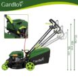 Газонокосарка бензинова самохідна Gardlov DriveX 149 см³, 2.3 кВт, 40.6 см, кошик 50 л, 8 рівнів, функція миття