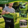 Газонокосарка бензинова самохідна Gardlov DriveX 149 см³, 2.3 кВт, 40.6 см, кошик 50 л, 8 рівнів, функція миття