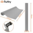 Антиковзний килимок RUHHY 500×50 см для шухляд і полиць, сірий, рулон, EVA