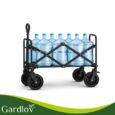 Складний садовий візок Gardlov 90 л, до 100 кг, транспортний, 4 колеса