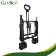 Складний садовий візок Gardlov 90 л, до 100 кг, транспортний, 4 колеса