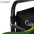 Складний садовий візок Gardlov 90 л, до 100 кг, транспортний, 4 колеса