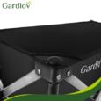 Складний садовий візок Gardlov 150 л, до 200 кг, транспортний, великі колеса, пляжний