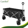 Складний садовий візок Gardlov 150 л, до 200 кг, транспортний, великі колеса, пляжний