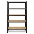 Стелаж оцинкований 150×75×30 см, до 875 кг, 5 полиць, чорний John Green SDH670