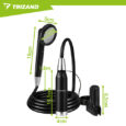 Туристичний душ TRIZAND бездротовий 2200 mAh USB в кейсі